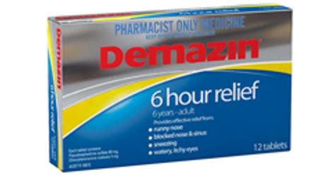 demazin chewable tablets.